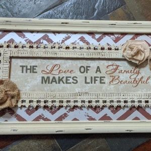 Love of a Family wall decor